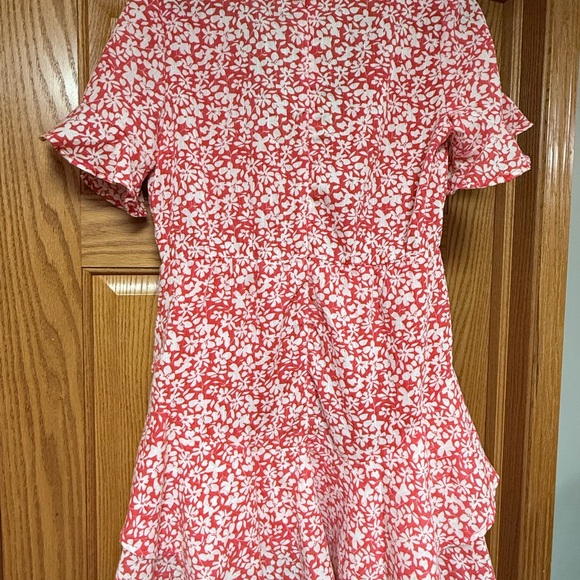 Hello Molly Red Floral Mini Dress - Picture 5 of 6